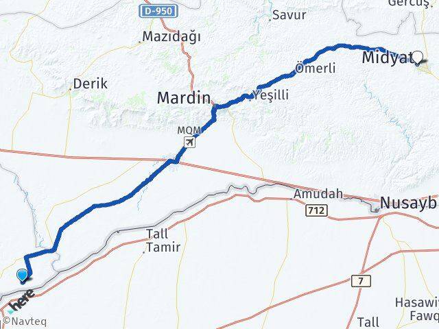 Maden Midyat Arası Kaç Km - Yol Tarifi