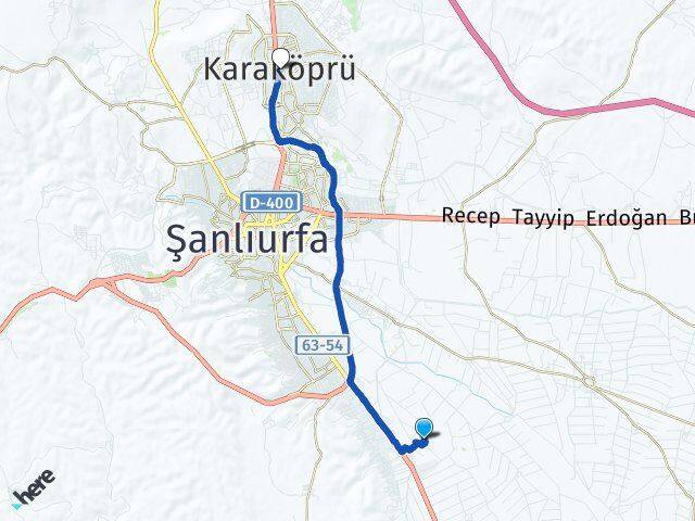 Abdurrahmandede Karaköprü Arası Kaç Km - Yol Tarifi