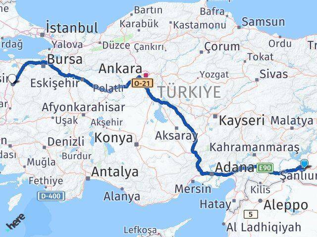 Eyyübiye Balıkesir Arası Kaç Km - Yol Tarifi