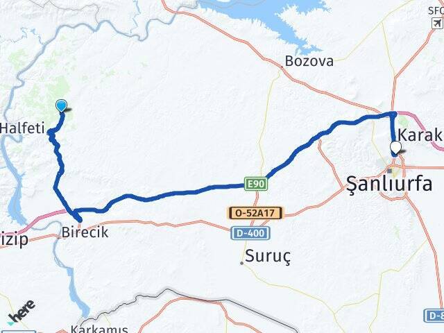 Argıl Şanlıurfa Otogarı Arası Kaç Km - Yol Tarifi