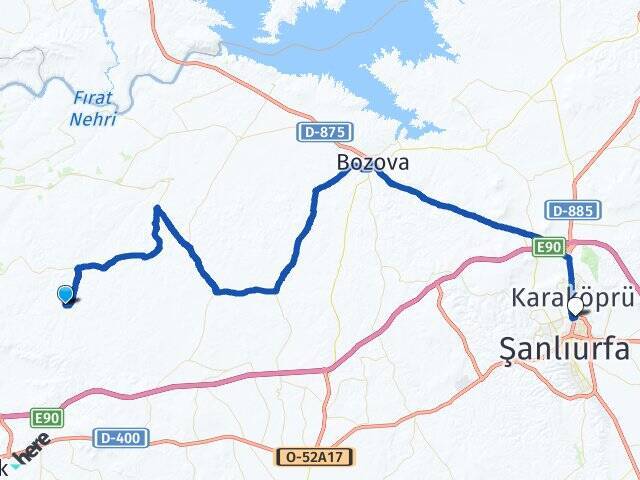 Hilalli Şanlıurfa Otogarı Arası Kaç Km - Yol Tarifi