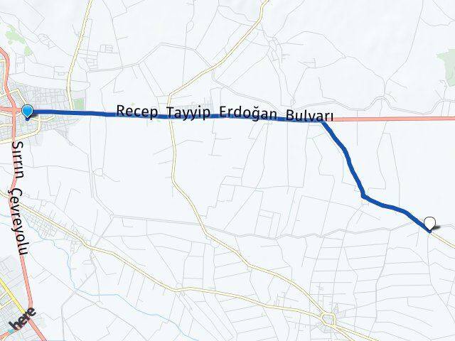 Sırrın Çukurdoruç Arası Kaç Km - Yol Tarifi
