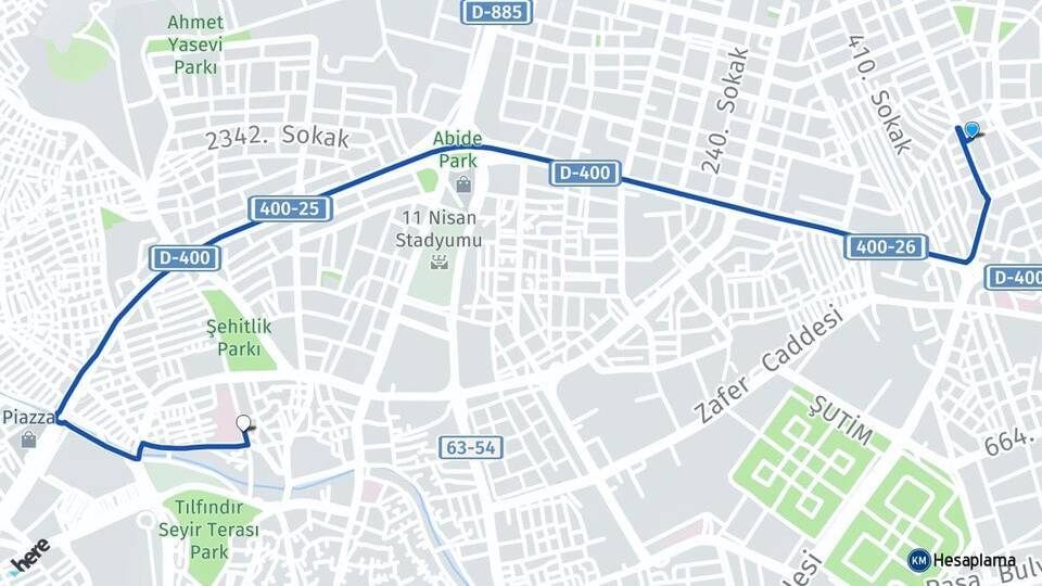 Veysel Karani Haliliye Arası Kaç Km - Yol Tarifi