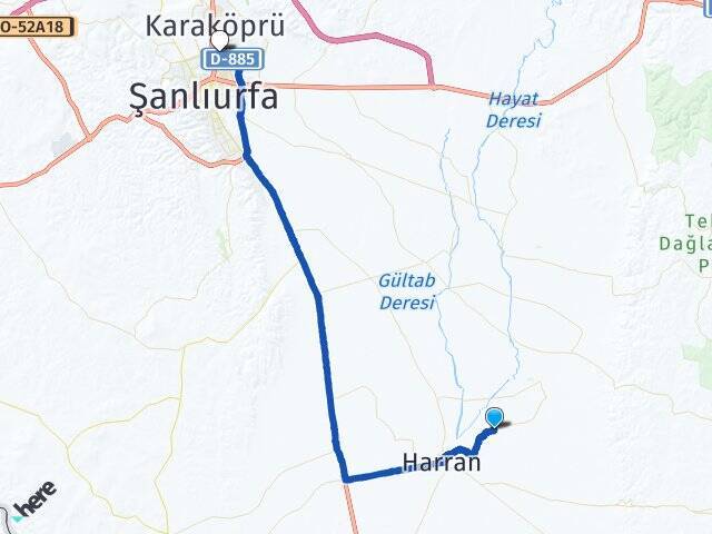Şükürali Şanlıurfa Otogarı Arası Kaç Km - Yol Tarifi
