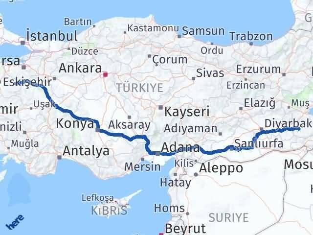Siirt Dursunbey Balıkesir Arası Kaç Km - Yol Haritası