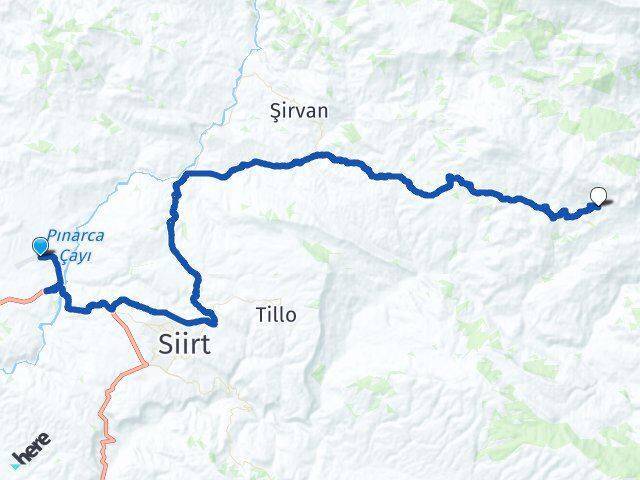 Siirt Havalimanı Özpınar Arası Kaç Km - Yol Tarifi