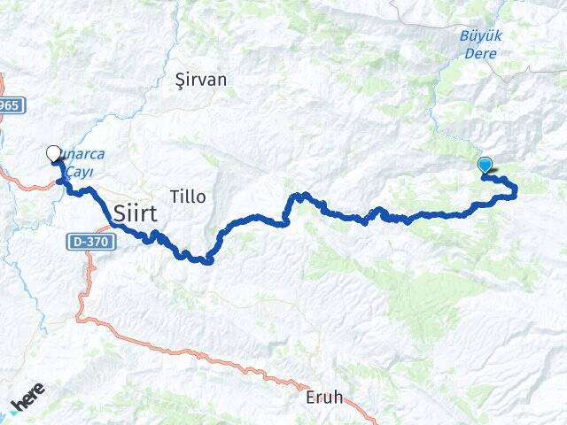 Çukurköy Siirt Havalimanı Arası Kaç Km - Yol Tarifi