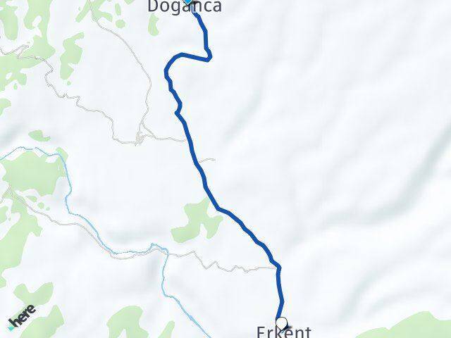 Doğanca Erkent Arası Kaç Km - Yol Tarifi