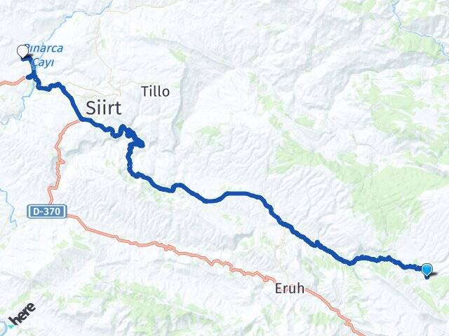 Erkent Siirt Havalimanı Arası Kaç Km - Yol Tarifi