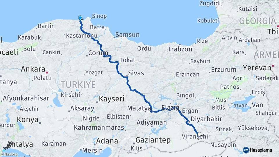 Ayancık Mardin Arası Kaç Km - Yol Tarifi