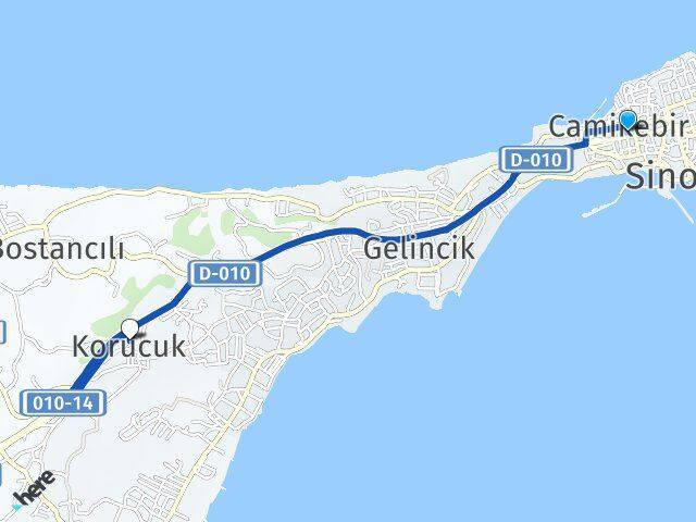 Camikebir Korucuk Arası Kaç Km - Yol Tarifi