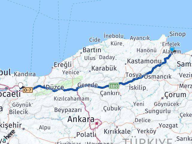 Dikmen Sakarya Arası Kaç Km - Yol Tarifi
