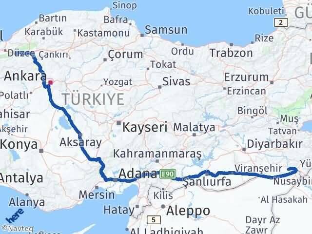 Şırnak İdil Bolu Arası Kaç Km - Yol Haritası