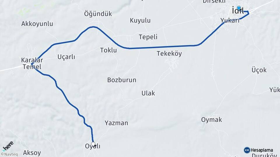 Şırnak İdil Oyalı İdil Arası Kaç Km - Yol Haritası