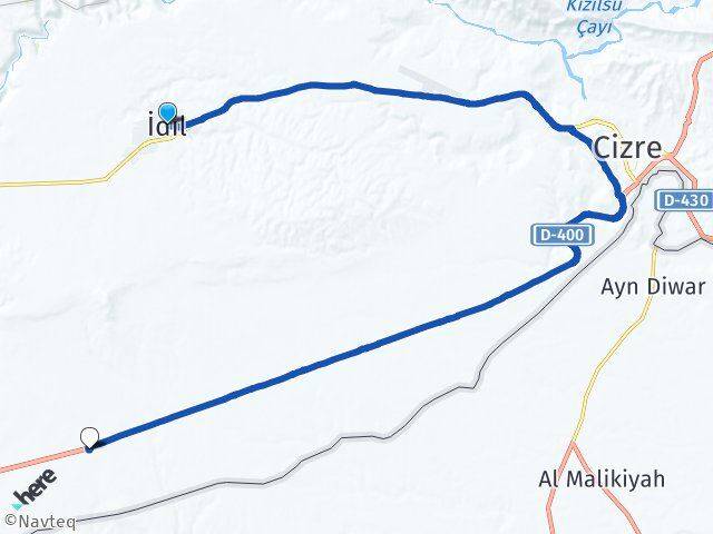 Şırnak İdil Yolaçan İdil Arası Kaç Km - Yol Haritası