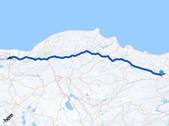 Sivas Gölova Kocaeli Arası Kaç Km - Yol Haritası