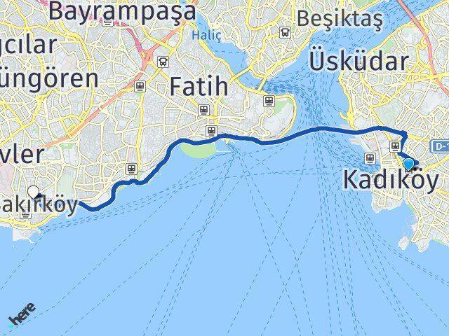 Söğütlüçeşme İstasyonu Bakırköy Arası Kaç Km - Yol Tarifi