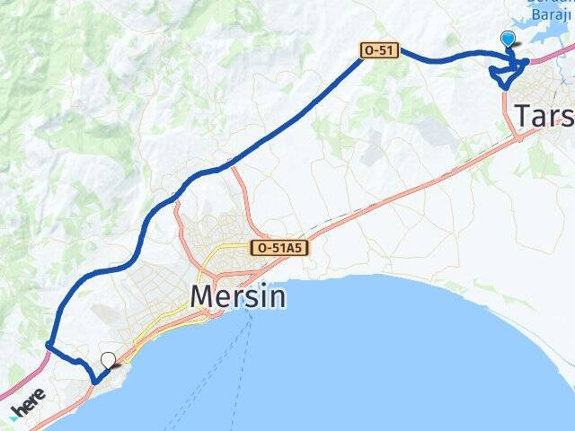 Tarsus Üniversitesi Mezitli Arası Kaç Km - Yol Tarifi