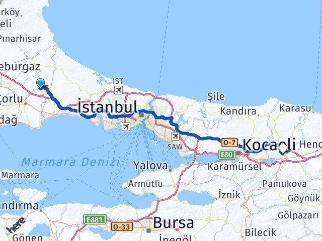 Kızılpınar Sakarya Arası Kaç Km - Yol Tarifi