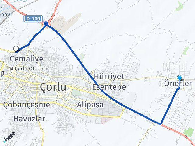 Önerler Hıdırağa Arası Kaç Km - Yol Tarifi