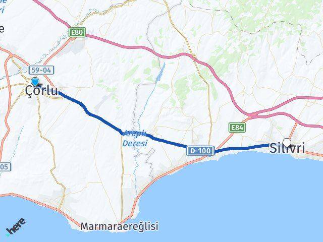 Reşadiye Silivri Arası Kaç Km - Yol Tarifi