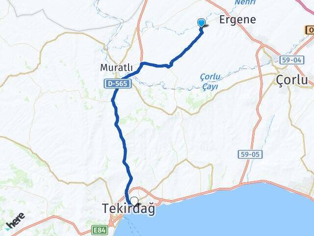 Esenler Tekirdağ Otogarı Arası Kaç Km - Yol Tarifi
