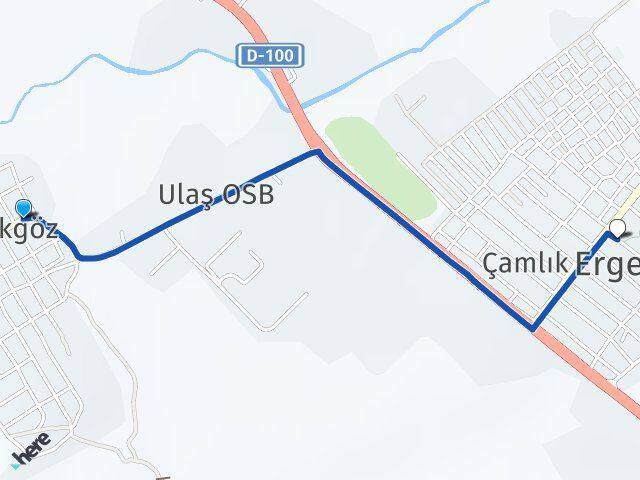 Kırkgöz Ergene Arası Kaç Km - Yol Tarifi