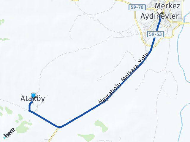 Ataköy Aydınevler Arası Kaç Km - Yol Tarifi