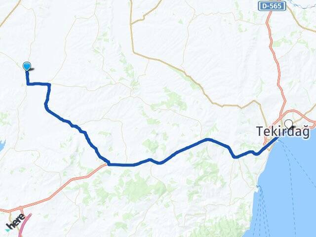 Umurbey Tekirdağ Otogarı Arası Kaç Km - Yol Tarifi