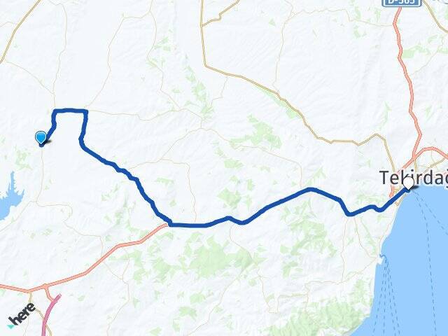 Hacısungur Tekirdağ Feribot İskelesi Arası Kaç Km - Yol Tarifi