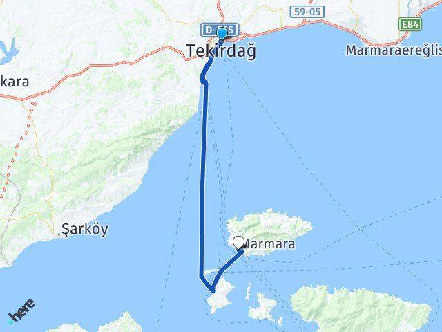 Tekirdağ Marmara Balıkesir Arası Kaç Km - Yol Haritası