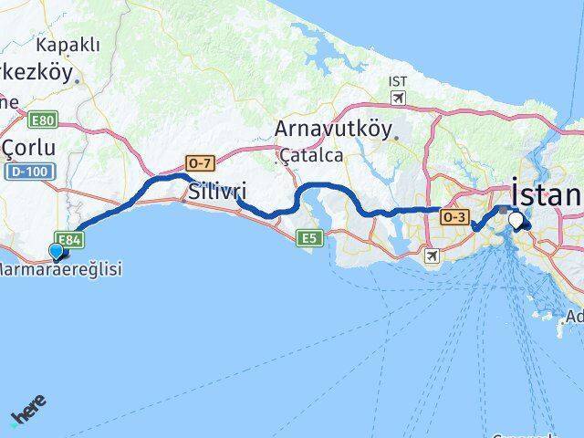 Dereağzı Üsküdar Arası Kaç Km - Yol Tarifi