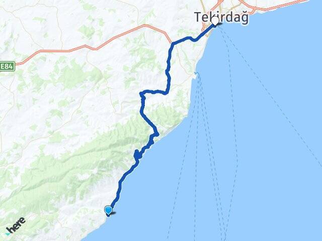 Hoşköy Tekirdağ Feribot İskelesi Arası Kaç Km - Yol Tarifi