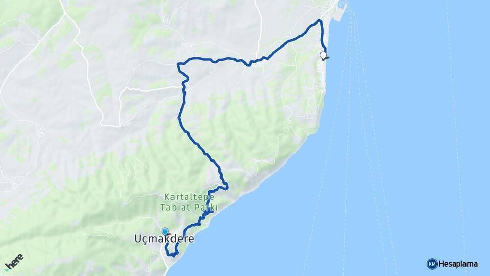 Uçmakdere Kumbağ Arası Kaç Km - Yol Tarifi