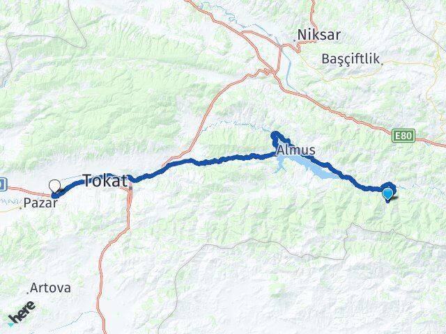 Cihet Tokat Havalimanı Arası Kaç Km - Yol Tarifi