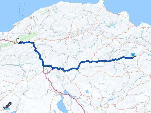 Tokat Pazar Bolu Arası Kaç Km - Yol Haritası