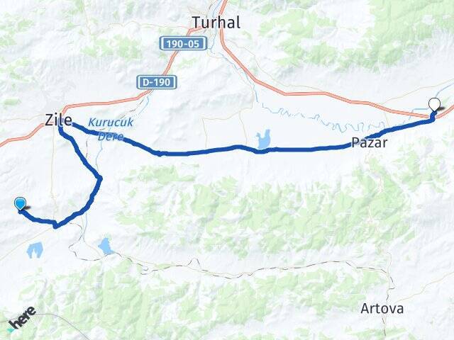 Belkaya Tokat Havalimanı Arası Kaç Km - Yol Tarifi