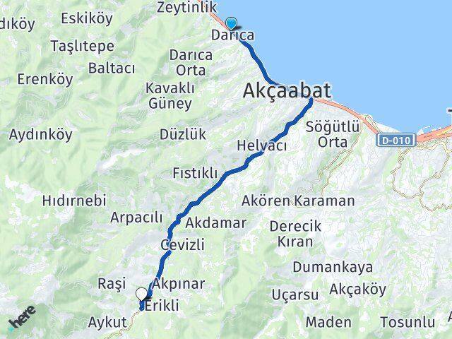 Darıca Doğanköy Arası Kaç Km - Yol Tarifi