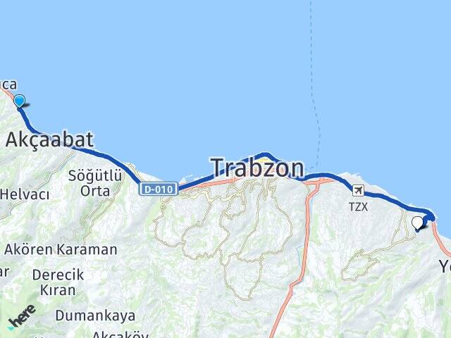 Kavaklı Yalıncak Arası Kaç Km - Yol Tarifi