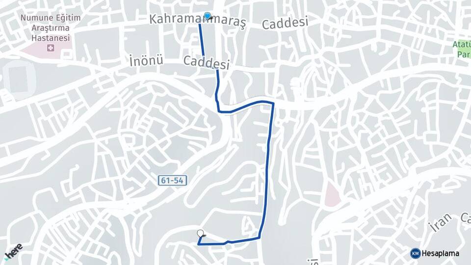 Trabzon Bahçecik Ortahisar Arası Kaç Km - Yol Haritası