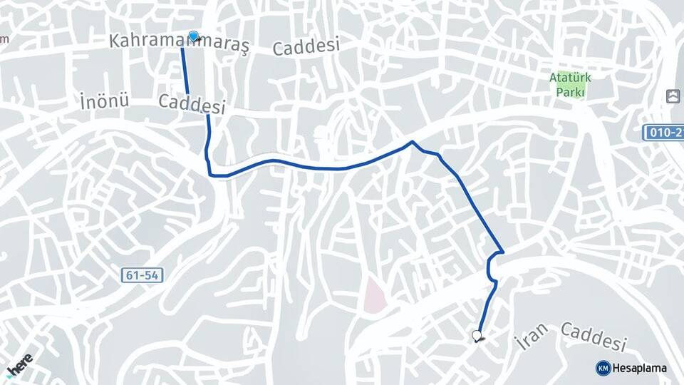 Trabzon Boztepe Ortahisar Arası Kaç Km - Yol Haritası