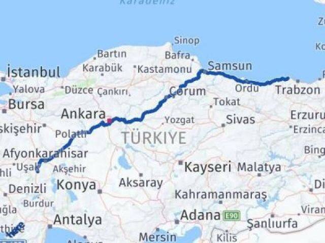 Çarşıbaşı Afyonkarahisar Arası Kaç Km - Yol Tarifi