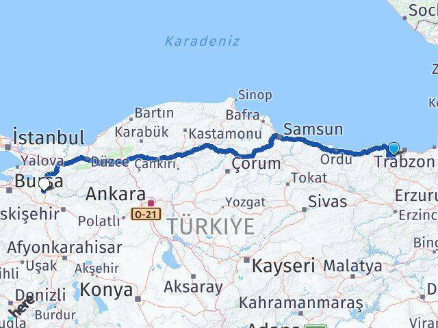 Düzköy Bilecik Arası Kaç Km - Yol Tarifi