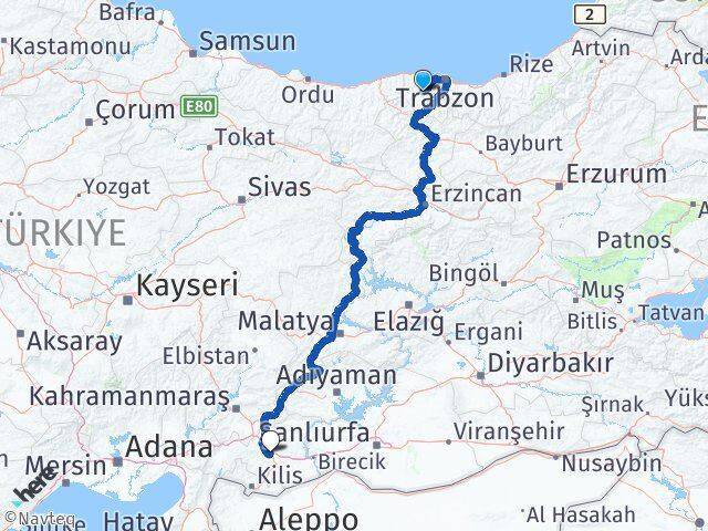 Düzköy Gaziantep Arası Kaç Km - Yol Tarifi