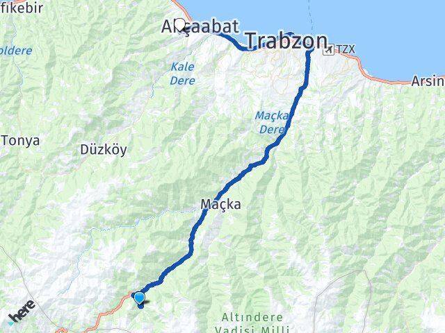 Hamsiköy Orta Arası Kaç Km - Yol Tarifi