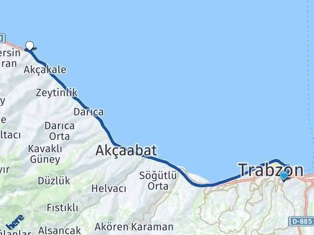 Boztepe Mersin Arası Kaç Km - Yol Tarifi