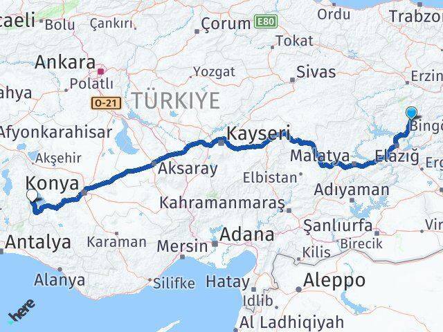 Tunceli Yenişarbademli Arası Kaç Km - Yol Tarifi