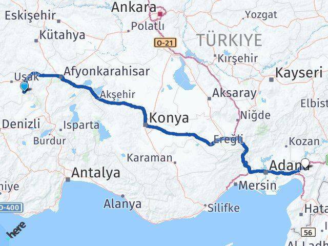 Sivaslı Osmaniye Arası Kaç Km - Yol Tarifi