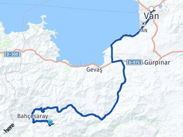 Altındere Van Otogarı Arası Kaç Km - Yol Tarifi