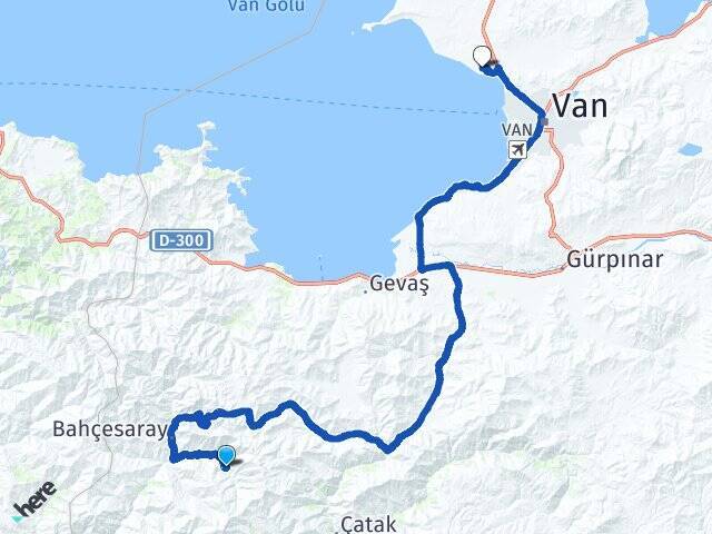 Altındere Van Yüzüncü Yıl Üniversitesi Arası Kaç Km - Yol Tarifi